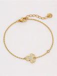 Stainless Steel Zircon Bracelet