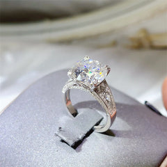 5 Carat Moissanite 925 Sterling Silver Ring