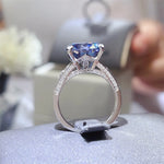 5 Carat Moissanite 925 Sterling Silver Ring