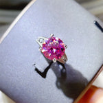 5 Carat Moissanite 925 Sterling Silver Ring