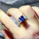 3 Carat Moissanite 925 Sterling Silver Ring