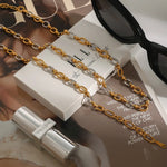 Two-Tone Chain Link Jewelry Set