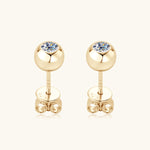 Moissanite 925 Sterling Silver Stud Earrings