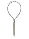 Twisted Knot ChainTassel Necklace