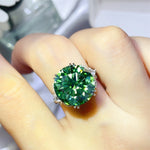 10 Carat Moissanite 925 Sterling Silver Ring