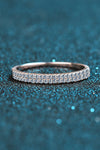 Moissanite 925 Sterling Silver Half-Eternity Ring