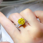 5 Carat Moissanite 925 Sterling Silver Ring