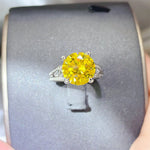 5 Carat Moissanite 925 Sterling Silver Ring