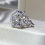 10 Carat Moissanite 925 Sterling Silver Ring