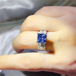 3 Carat Moissanite 925 Sterling Silver Ring