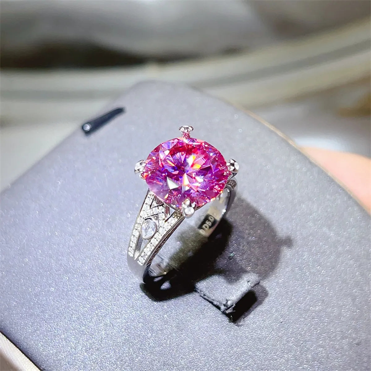 5 Carat Moissanite 925 Sterling Silver Ring
