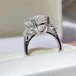 10 Carat Moissanite 925 Sterling Silver Ring