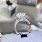 5 Carat Moissanite 925 Sterling Silver Ring
