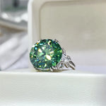 10 Carat Moissanite 925 Sterling Silver Ring