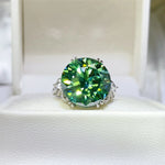 10 Carat Moissanite 925 Sterling Silver Ring