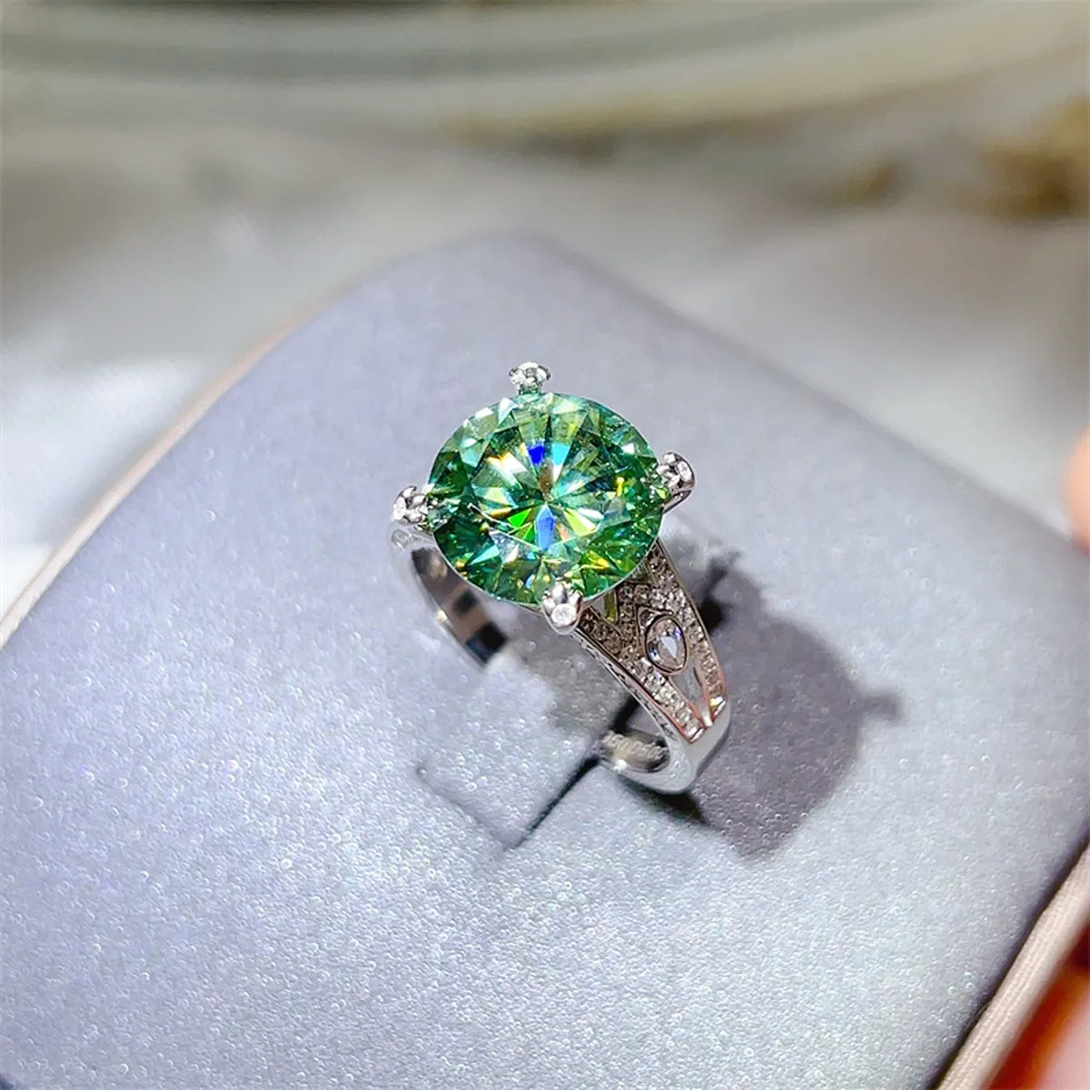5 Carat Moissanite 925 Sterling Silver Ring